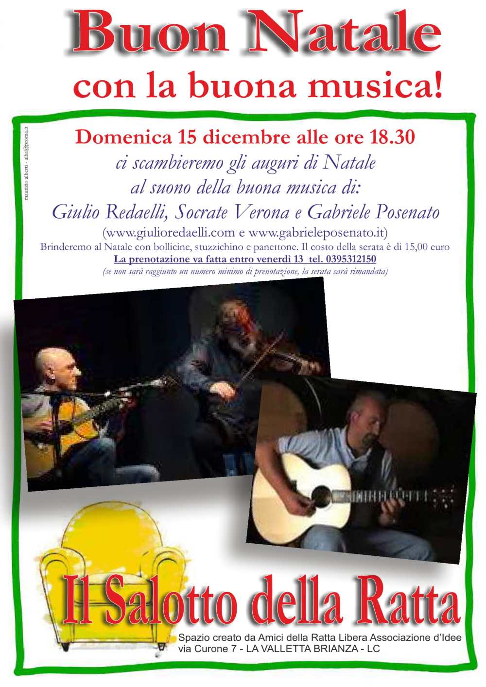 il salotto della ratta concerto di Natale-1