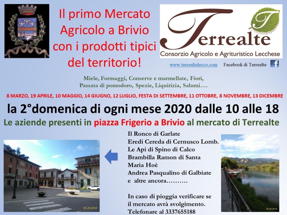 Mercato di Brivio - locandina 2020