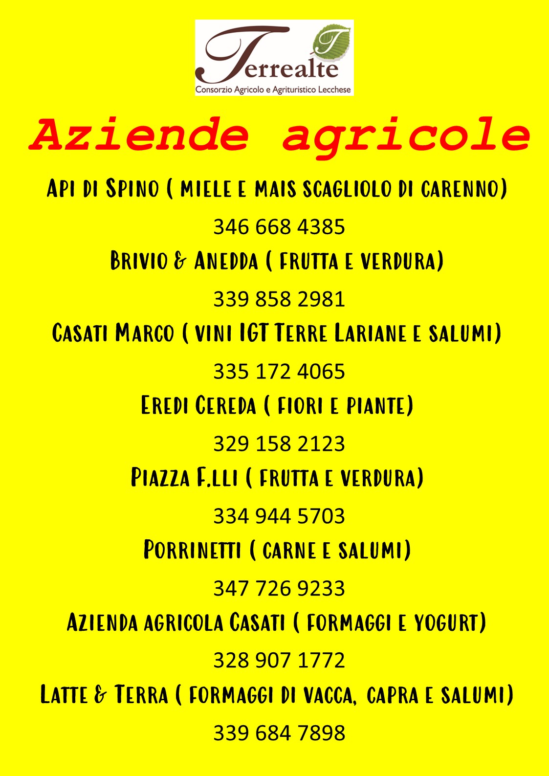 Volantino Mercato Agricolo 30 APRILE