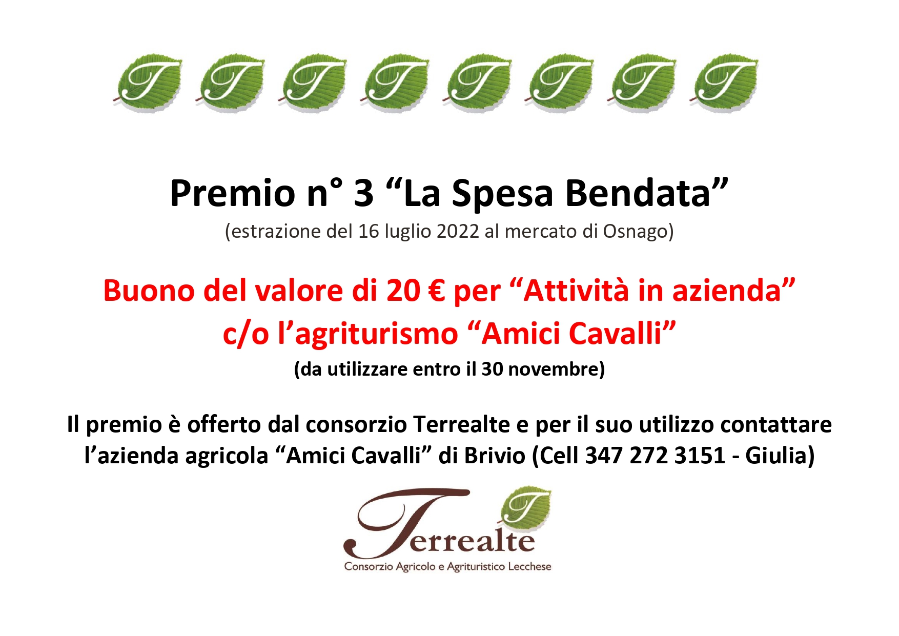 Buono 20 € Agriturismo Spesa Bendata Osnago 16 luglio 2022_page-0001
