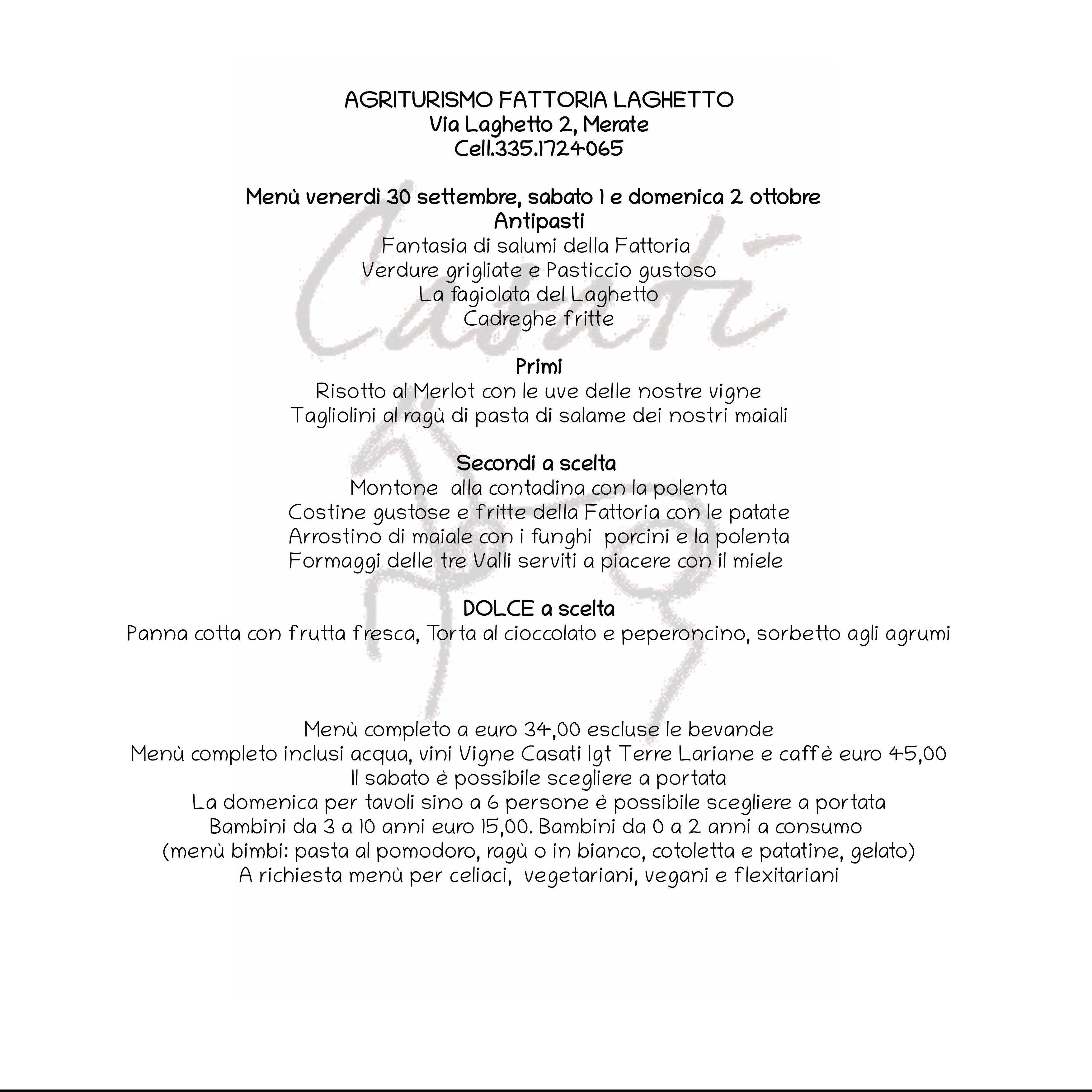 menu quadrato singoloxcf