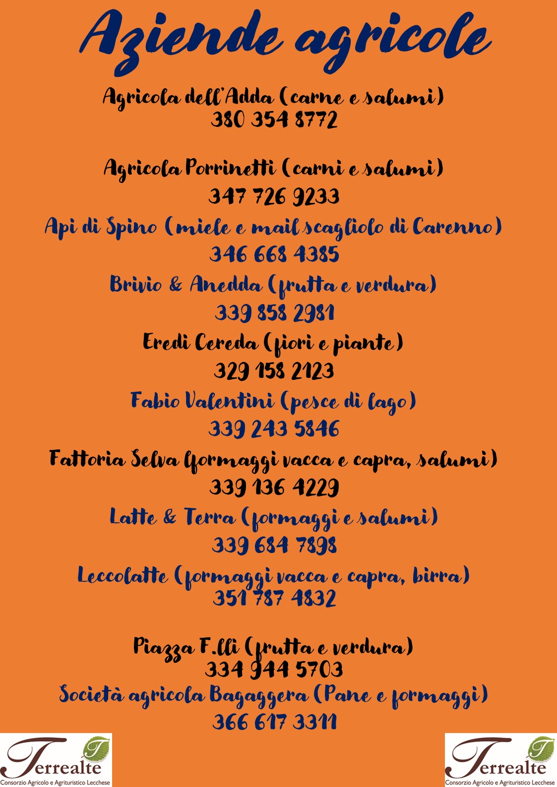 Volantino Mercato Agricolo Sabato Osnago aprile 2023